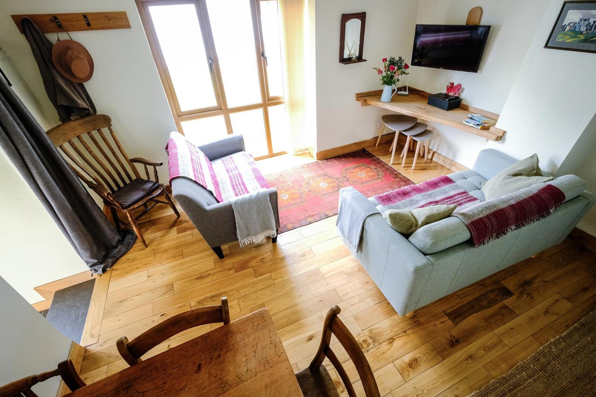 Rhyd Y Geifr, Cosy Barn Conversion In Maerdy Корвэн Экстерьер фото